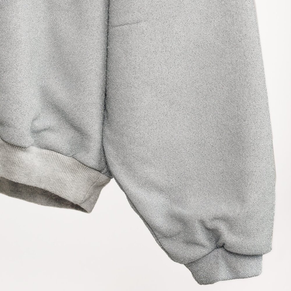 Dior x ERL Resort 23 Runway Gray Heathered Cotton Fleece Swirl Hoodie - Picture 6 of 12
